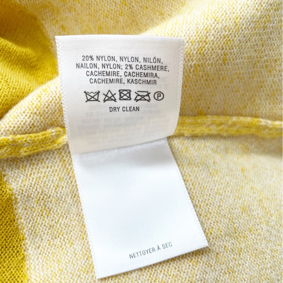 Anthropologie Angel of The North Golden Yellow Cashmere Blend Sweater Size M - Picture 15 of 16